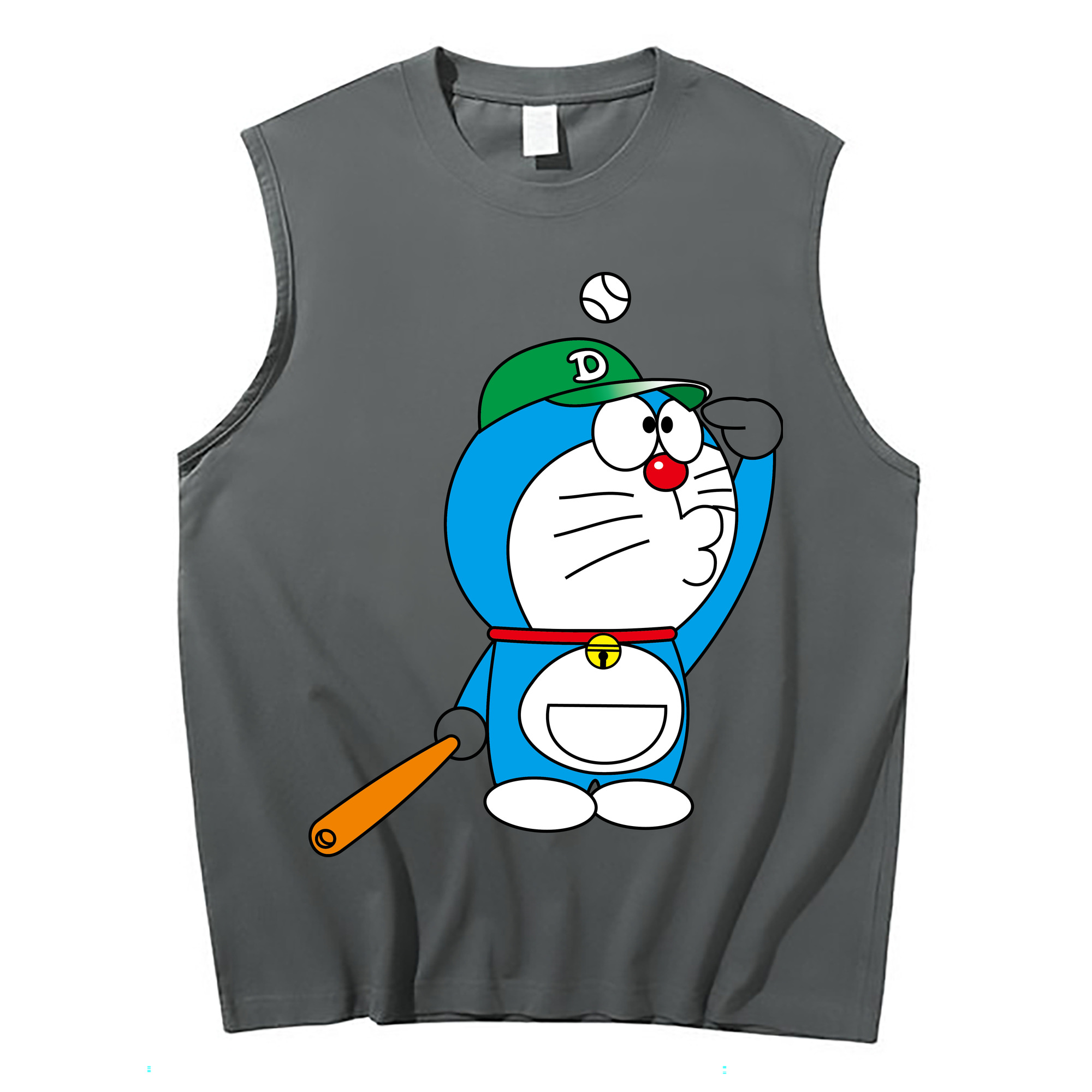 （画像用） ドラえもん Doraemon コットン100％タンクトップ（フロントプリント）